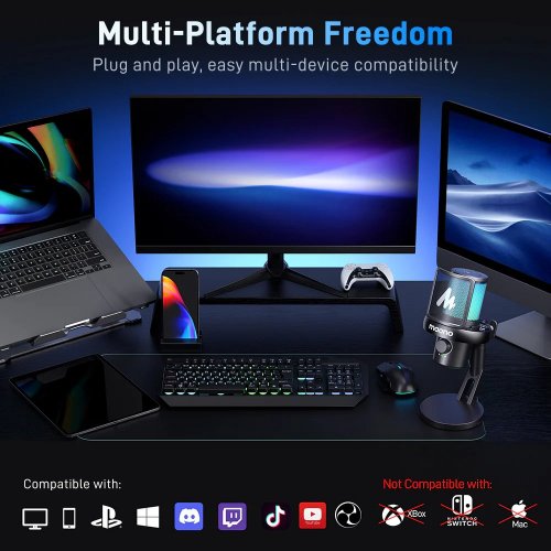Микрофон Maono DM40 Pro Black купить в Украине: Киев, Днепр, Харьков, Одесса  | Низкая цена, отзывы, характеристики от TELEMART фото