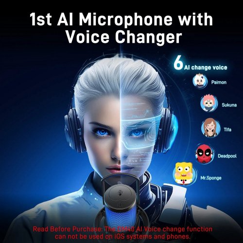 Микрофон Maono DM40 Pro Black купить в Украине: Киев, Днепр, Харьков, Одесса  | Низкая цена, отзывы, характеристики от TELEMART фото