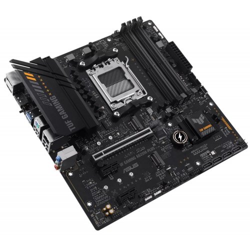 Уценка материнская плата Asus TUF GAMING A620M-PLUS (sAM5, AMD A620) (Следы использования, 814827) купить в Украине: Киев, Днепр, Харьков, Одесса  | Проверка совместимости, низкая цена, отзывы, характеристики от TELEMART фото