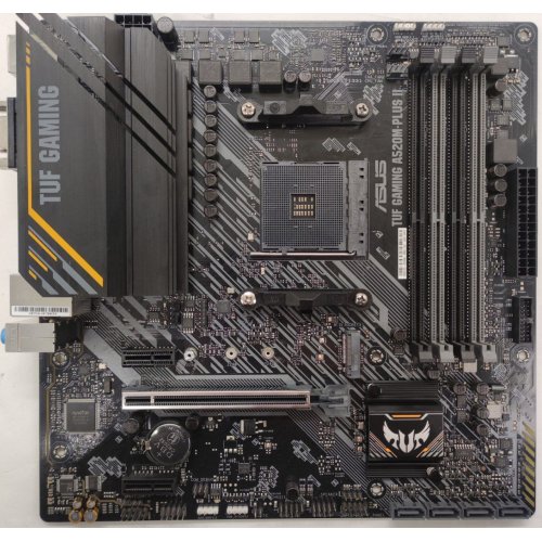 Материнська плата Asus TUF GAMING A520M-PLUS II (sAM4, A520) (Відновлено продавцем, 814882) купити в Україні: Київ, Львів, Хмельницький, Тернопіль | Перевірка сумісності, низька ціна, відгуки, характеристики від TELEMART фото