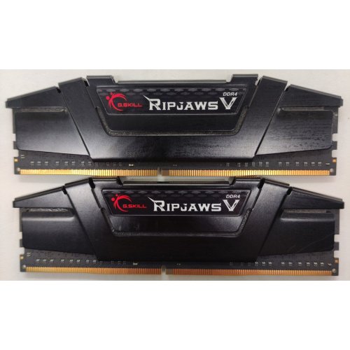 Озп G.Skill DDR4 16GB (2x8GB) 3200Mhz Ripjaws V (F4-3200C16D-16GVKB) (Відновлено продавцем, 814885) купити в Україні: Київ, Львів, Хмельницький, Тернопіль | Перевірка сумісності, низька ціна, відгуки, характеристики від TELEMART фото