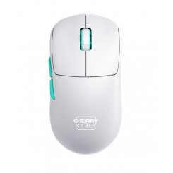 Уцінка миша Cherry Xtrfy M68 Wireless RGB (CX-M68W-WHITE) White (Розкрита упаковка, 814924) / 26000 DPI / 125/250/500/1000 Гц / Pixart