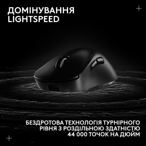 Уцінка миша Logitech G Pro X Superlight 2 Dex Lightspeed Wireless (910-007357) Black (Розкрита упаковка, 814926) купити в Україні: Київ, Львів, Хмельницький, Тернопіль | Низька ціна, відгуки, характеристики від TELEMART фото