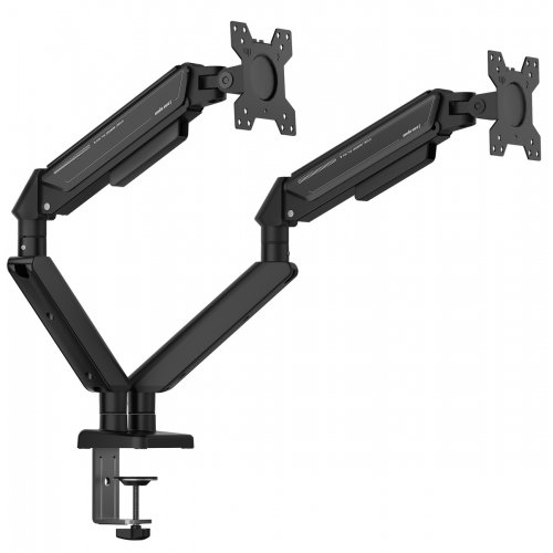 Настольное крепление для двух мониторов Anda Seat Stealth II Duo 17-32" (AD-W-A6D-2S-BB) Black купить в Украине: Киев, Днепр, Харьков, Одесса  | Низкая цена, отзывы, характеристики от TELEMART фото