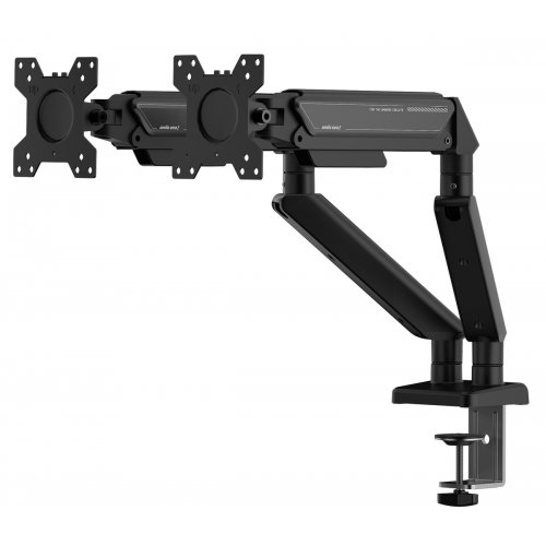 Настольное крепление для двух мониторов Anda Seat Stealth II Duo 17-32" (AD-W-A6D-2S-BB) Black купить в Украине: Киев, Днепр, Харьков, Одесса  | Низкая цена, отзывы, характеристики от TELEMART фото