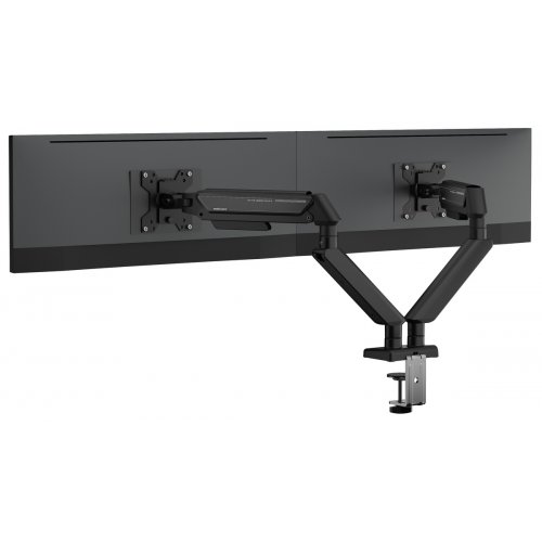 Настольное крепление для двух мониторов Anda Seat Stealth II Duo 17-32" (AD-W-A6D-2S-BB) Black купить в Украине: Киев, Днепр, Харьков, Одесса  | Низкая цена, отзывы, характеристики от TELEMART фото