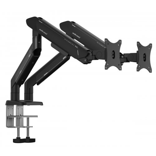 Настольное крепление для двух мониторов Anda Seat Stealth Pro II Duo 17-42" (AD-W-A9-2S-BB) Black купить в Украине: Киев, Днепр, Харьков, Одесса  | Низкая цена, отзывы, характеристики от TELEMART фото