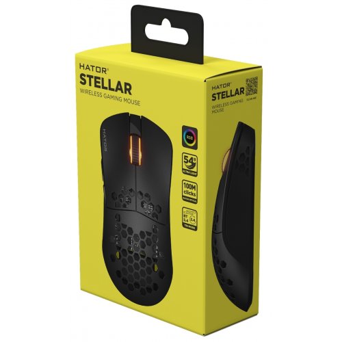 Миша HATOR Stellar Wireless (HTM650) Black купити в Україні: Київ, Львів, Хмельницький, Тернопіль | Низька ціна, відгуки, характеристики від TELEMART фото