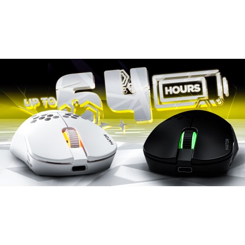 Мышка HATOR Stellar Wireless (HTM651) White купить в Украине: Киев, Днепр, Харьков, Одесса  | Низкая цена, отзывы, характеристики от TELEMART фото