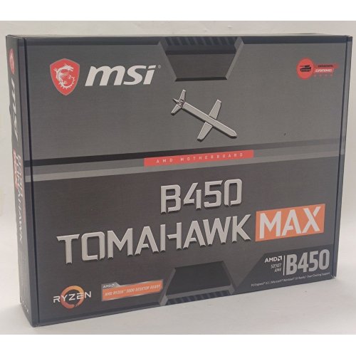Материнская плата MSI B450 TOMAHAWK MAX (sAM4, AMD B450) (Восстановлено продавцом, 814986) купить в Украине: Киев, Днепр, Харьков, Одесса  | Проверка совместимости, низкая цена, отзывы, характеристики от TELEMART фото
