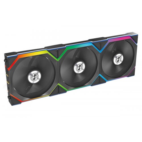 Набор кулеров для корпуса Lian Li Uni Fan SL Wireless 120 Reverse Blade 3 in 1 (G99.12RSL1W3B.00) Black купить в Украине: Киев, Днепр, Харьков, Одесса  | Проверка совместимости, низкая цена, отзывы, характеристики от TELEMART фото