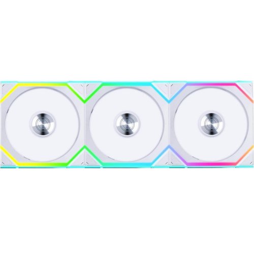 Набор кулеров для корпуса Lian Li Uni Fan SL Wireless 120 Reverse Blade 3 in 1 (G99.12RSL1W3W.00) White купить в Украине: Киев, Днепр, Харьков, Одесса  | Проверка совместимости, низкая цена, отзывы, характеристики от TELEMART фото