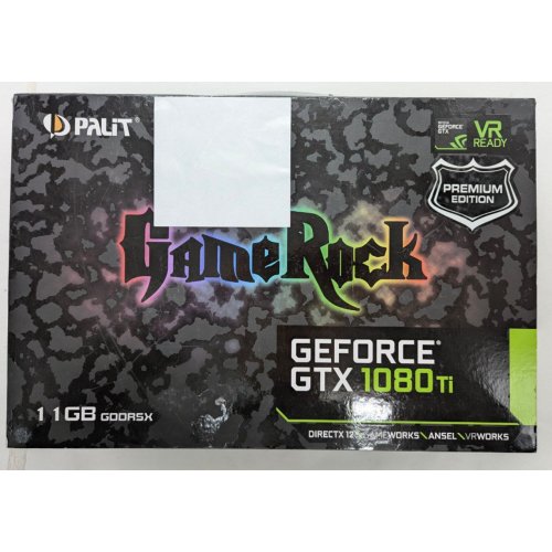 Відеокарта Palit GeForce GTX 1080 TI GameRock 11264MB (NEB108TT15LC-1020G) (Відновлено продавцем, 815141) купити в Україні: Київ, Львів, Хмельницький, Тернопіль | Перевірка сумісності, низька ціна, відгуки, характеристики від TELEMART фото
