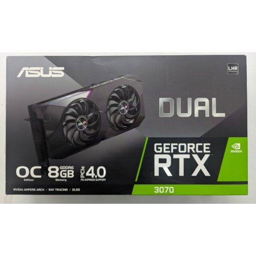 Видеокарта Asus GeForce RTX 3070 Dual OC 8192MB (DUAL-RTX3070-O8G-V2) (Восстановлено продавцом, 815172) купить в Украине: Киев, Днепр, Харьков, Одесса  | Проверка совместимости, низкая цена, отзывы, характеристики от TELEMART фото