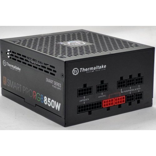 Блок живлення Thermaltake Smart Pro RGB 850W (SPR-0850F-R SR) Seller Recertified (Відновлено продавцем, 815215) купити в Україні: Київ, Львів, Хмельницький, Тернопіль | Перевірка сумісності, низька ціна, відгуки, характеристики від TELEMART фото