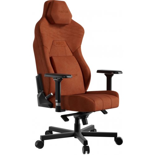 Ігрове крісло HATOR Arc 3 Velour XL (HTC3449XL) Orange купити в Україні: Київ, Львів, Хмельницький, Тернопіль | Низька ціна, відгуки, характеристики від TELEMART фото