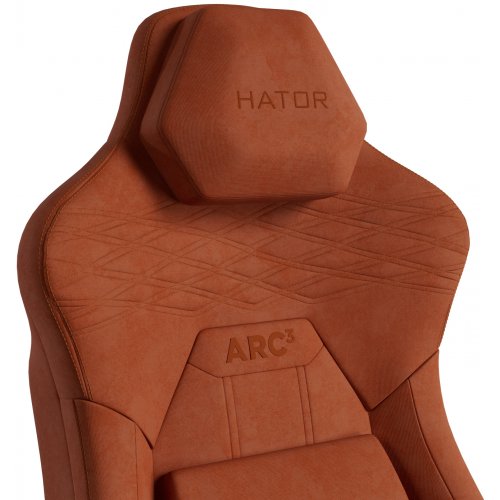 Ігрове крісло HATOR Arc 3 Velour XL (HTC3449XL) Orange купити в Україні: Київ, Львів, Хмельницький, Тернопіль | Низька ціна, відгуки, характеристики від TELEMART фото