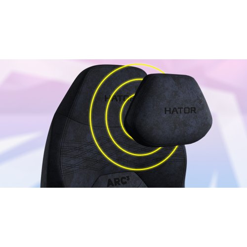 Ігрове крісло HATOR Arc 3 Velour XL (HTC3444XL) Orchid Pink купити в Україні: Київ, Львів, Хмельницький, Тернопіль | Низька ціна, відгуки, характеристики від TELEMART фото
