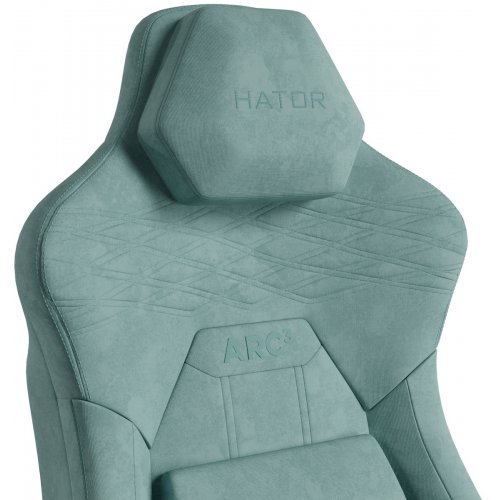 Ігрове крісло HATOR Arc 3 Velour XL (HTC3443XL) Turquoise купити в Україні: Київ, Львів, Хмельницький, Тернопіль | Низька ціна, відгуки, характеристики від TELEMART фото