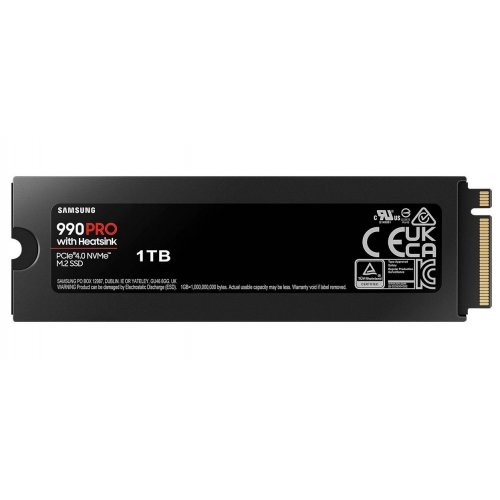 Уценка ssd-диск Samsung 990 PRO V-NAND TLC 1TB M.2 (2280 PCI-E) NVMe 2.0 (MZ-V9P1T0CW) (Вскрытая упаковка, 815249) купить в Украине: Киев, Днепр, Харьков, Одесса  | Проверка совместимости, низкая цена, отзывы, характеристики от TELEMART фото