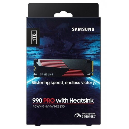 Уценка ssd-диск Samsung 990 PRO V-NAND TLC 1TB M.2 (2280 PCI-E) NVMe 2.0 (MZ-V9P1T0CW) (Вскрытая упаковка, 815249) купить в Украине: Киев, Днепр, Харьков, Одесса  | Проверка совместимости, низкая цена, отзывы, характеристики от TELEMART фото