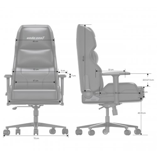 Ігрове крісло Anda Seat X1 Gaming Sofa (AD-W-SF01-04-B-PV) Black купити в Україні: Київ, Львів, Хмельницький, Тернопіль, Івано-Франківськ | Низька ціна, відгуки, характеристики від TELEMART фото