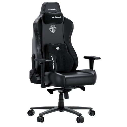 Ігрове крісло Anda Seat Novis Plus XL (AD23YC-XL-01-B-PV-B04) Black купити в Україні: Київ, Львів, Хмельницький, Тернопіль, Івано-Франківськ | Низька ціна, відгуки, характеристики від TELEMART фото