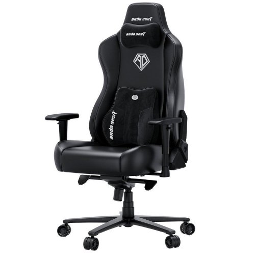 Ігрове крісло Anda Seat Novis Plus XL (AD23YC-XL-01-B-PV-B04) Black купити в Україні: Київ, Львів, Хмельницький, Тернопіль, Івано-Франківськ | Низька ціна, відгуки, характеристики від TELEMART фото