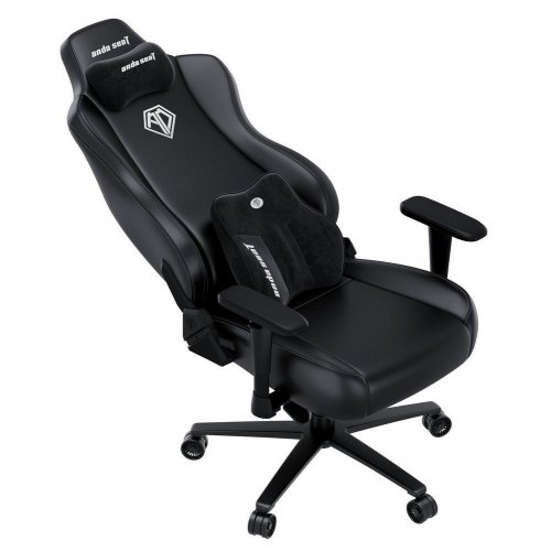 Ігрове крісло Anda Seat Novis Plus XL (AD23YC-XL-01-B-PV-B04) Black купити в Україні: Київ, Львів, Хмельницький, Тернопіль, Івано-Франківськ | Низька ціна, відгуки, характеристики від TELEMART фото