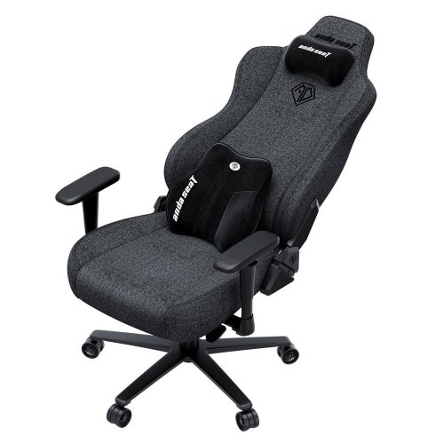 Ігрове крісло Anda Seat Novis Plus XL Fabric (AD23YC-XL-01-GB-F-G04) Dark Grey купити в Україні: Київ, Львів, Хмельницький, Тернопіль | Низька ціна, відгуки, характеристики від TELEMART фото