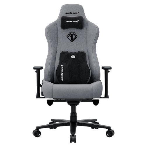 Ігрове крісло Anda Seat Novis Plus XL Fabric (AD23YC-XL-01-G-F-G04) Grey купити в Україні: Київ, Львів, Хмельницький, Тернопіль | Низька ціна, відгуки, характеристики від TELEMART фото