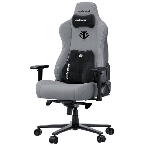 Ігрове крісло Anda Seat Novis Plus XL Fabric (AD23YC-XL-01-G-F-G04) Grey купити в Україні: Київ, Львів, Хмельницький, Тернопіль | Низька ціна, відгуки, характеристики від TELEMART фото