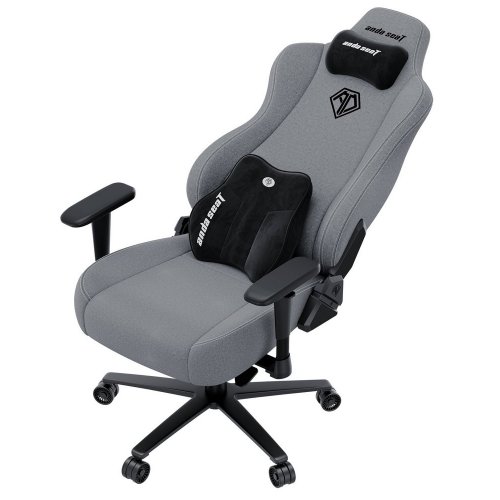 Ігрове крісло Anda Seat Novis Plus XL Fabric (AD23YC-XL-01-G-F-G04) Grey купити в Україні: Київ, Львів, Хмельницький, Тернопіль | Низька ціна, відгуки, характеристики від TELEMART фото