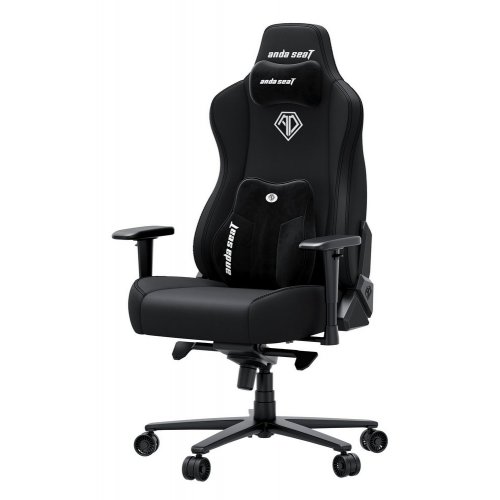 Ігрове крісло Anda Seat Novis Plus XL Fabric (AD23YC-XL-01-B-F-B04) Black купити в Україні: Київ, Львів, Хмельницький, Тернопіль | Низька ціна, відгуки, характеристики від TELEMART фото