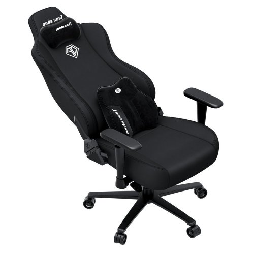 Ігрове крісло Anda Seat Novis Plus XL Fabric (AD23YC-XL-01-B-F-B04) Black купити в Україні: Київ, Львів, Хмельницький, Тернопіль | Низька ціна, відгуки, характеристики від TELEMART фото