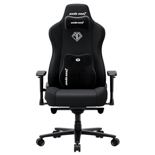 Ігрове крісло Anda Seat Novis Plus XL Fabric (AD23YC-XL-01-B-F-B04) Black купити в Україні: Київ, Львів, Хмельницький, Тернопіль, Івано-Франківськ | Низька ціна, відгуки, характеристики від TELEMART фото