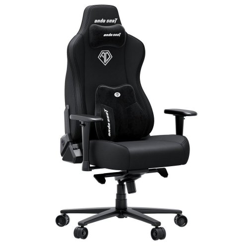 Ігрове крісло Anda Seat Novis Plus XL Fabric (AD23YC-XL-01-B-F-B04) Black купити в Україні: Київ, Львів, Хмельницький, Тернопіль, Івано-Франківськ | Низька ціна, відгуки, характеристики від TELEMART фото