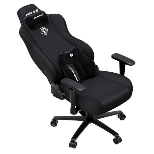 Ігрове крісло Anda Seat Novis Plus XL Fabric (AD23YC-XL-01-B-F-B04) Black купити в Україні: Київ, Львів, Хмельницький, Тернопіль, Івано-Франківськ | Низька ціна, відгуки, характеристики від TELEMART фото