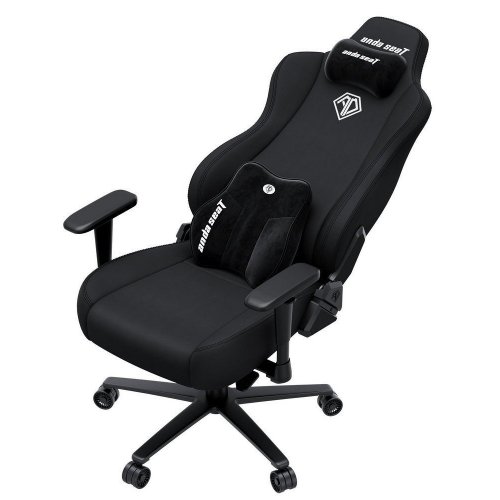Ігрове крісло Anda Seat Novis Plus XL Fabric (AD23YC-XL-01-B-F-B04) Black купити в Україні: Київ, Львів, Хмельницький, Тернопіль, Івано-Франківськ | Низька ціна, відгуки, характеристики від TELEMART фото