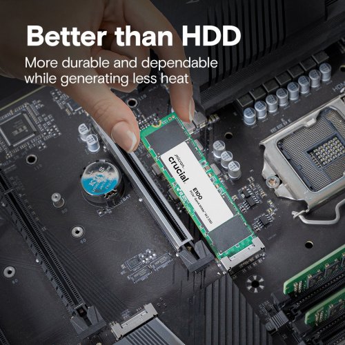 SSD-диск Crucial E100 1TB M.2 (2280 PCI-E) NVMe x4 (CT1000E100SSD8) купити в Україні: Київ, Львів, Хмельницький, Тернопіль | Перевірка сумісності, низька ціна, відгуки, характеристики від TELEMART фото