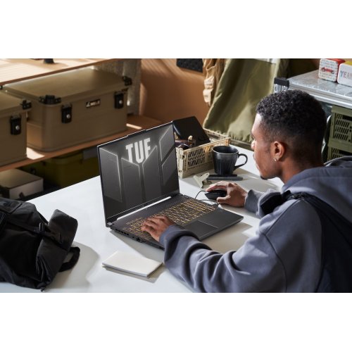 Ноутбук Asus TUF Gaming F16 FX607VJ-RL033 (90NR0MZ6-M001Z0) Mecha Gray купить в Украине: Киев, Днепр, Харьков, Одесса  | Низкая цена, отзывы, характеристики от TELEMART фото