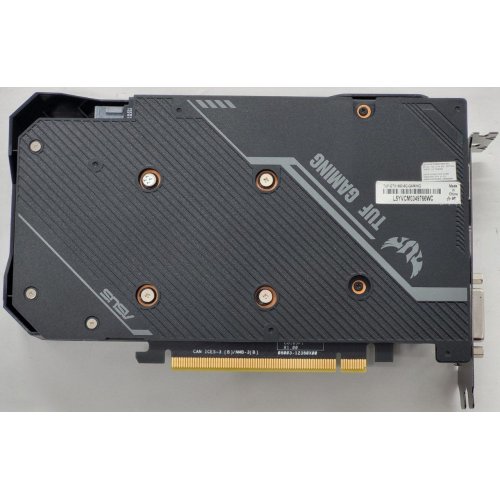 Видеокарта Asus TUF GeForce GTX 1660 6144MB (TUF-GTX1660-6G-GAMING) (Восстановлено продавцом, 815320) купить в Украине: Киев, Днепр, Харьков, Одесса  | Проверка совместимости, низкая цена, отзывы, характеристики от TELEMART фото