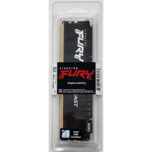 Озп Kingston DDR5 16GB 5600Mhz FURY Beast Black (KF556C40BB-16) (Відновлено продавцем, 815323) купити в Україні: Київ, Львів, Хмельницький, Тернопіль | Перевірка сумісності, низька ціна, відгуки, характеристики від TELEMART фото