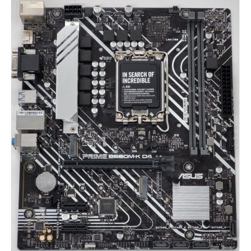 Материнська плата Asus PRIME B660M-K D4 (s1700, Intel B660) (Відновлено продавцем, 815329) купити в Україні: Київ, Львів, Хмельницький, Тернопіль | Перевірка сумісності, низька ціна, відгуки, характеристики від TELEMART фото