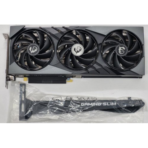 Видеокарта MSI GeForce RTX 4060 Ti GAMING X SLIM 16384MB (RTX 4060 Ti GAMING X SLIM 16G) (Восстановлено продавцом, 815332) купить в Украине: Киев, Днепр, Харьков, Одесса  | Проверка совместимости, низкая цена, отзывы, характеристики от TELEMART фото