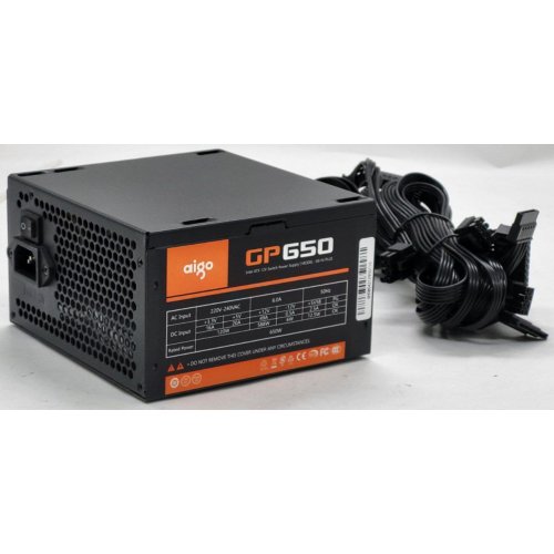 Блок живлення Aigo GP650 650W (GP-650) (Відновлено продавцем, 815335) купити в Україні: Київ, Львів, Хмельницький, Тернопіль | Перевірка сумісності, низька ціна, відгуки, характеристики від TELEMART фото