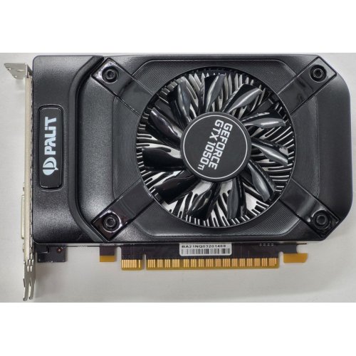 Відеокарта Palit GeForce GTX 1050 Ti StormX 4096MB (NE5105T018G1-1070F) (Відновлено продавцем, 815337) купити в Україні: Київ, Львів, Хмельницький, Тернопіль | Перевірка сумісності, низька ціна, відгуки, характеристики від TELEMART фото