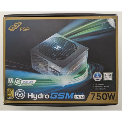 Блок живлення FSP Hydro GSM Lite Pro 750W (HGS-750M) (Відновлено продавцем, 815464) купити в Україні: Київ, Львів, Хмельницький, Тернопіль | Перевірка сумісності, низька ціна, відгуки, характеристики від TELEMART фото