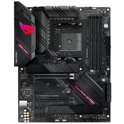 Уценка материнская плата Asus ROG STRIX B550-F GAMING (sAM4, AMD B550) (Следы использования, 815492) купить в Украине: Киев, Днепр, Харьков, Одесса  | Проверка совместимости, низкая цена, отзывы, характеристики от TELEMART фото