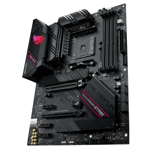 Уценка материнская плата Asus ROG STRIX B550-F GAMING (sAM4, AMD B550) (Следы использования, 815492) купить в Украине: Киев, Днепр, Харьков, Одесса  | Проверка совместимости, низкая цена, отзывы, характеристики от TELEMART фото